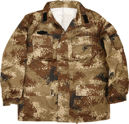 〇七式陸軍砂漠迷彩服 上下セット 中国人民解放軍 ミリタリーショップ