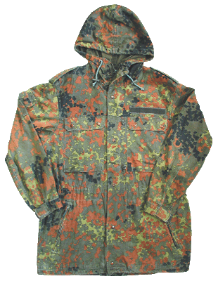 ドイツ軍 フレクタ－カモ パーカー ミリタリーショップ 革ジャン 中田商店