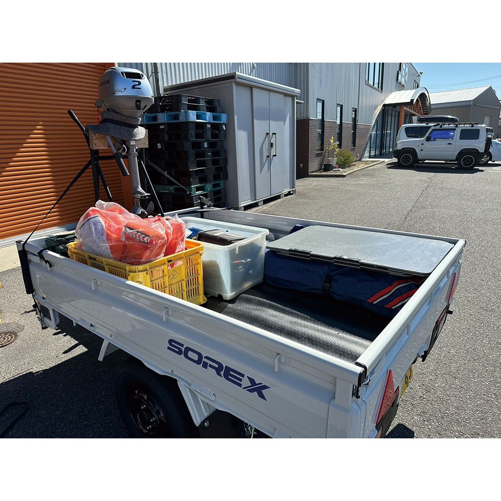 KC350 カーゴトレーラー カーキ 最大積載量：350kg SOREX(ソレックス