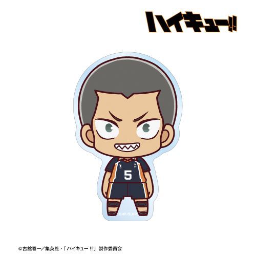 ハイキュー!! 田中龍之介 ちょこんと! ダイカットステッカー グッズ