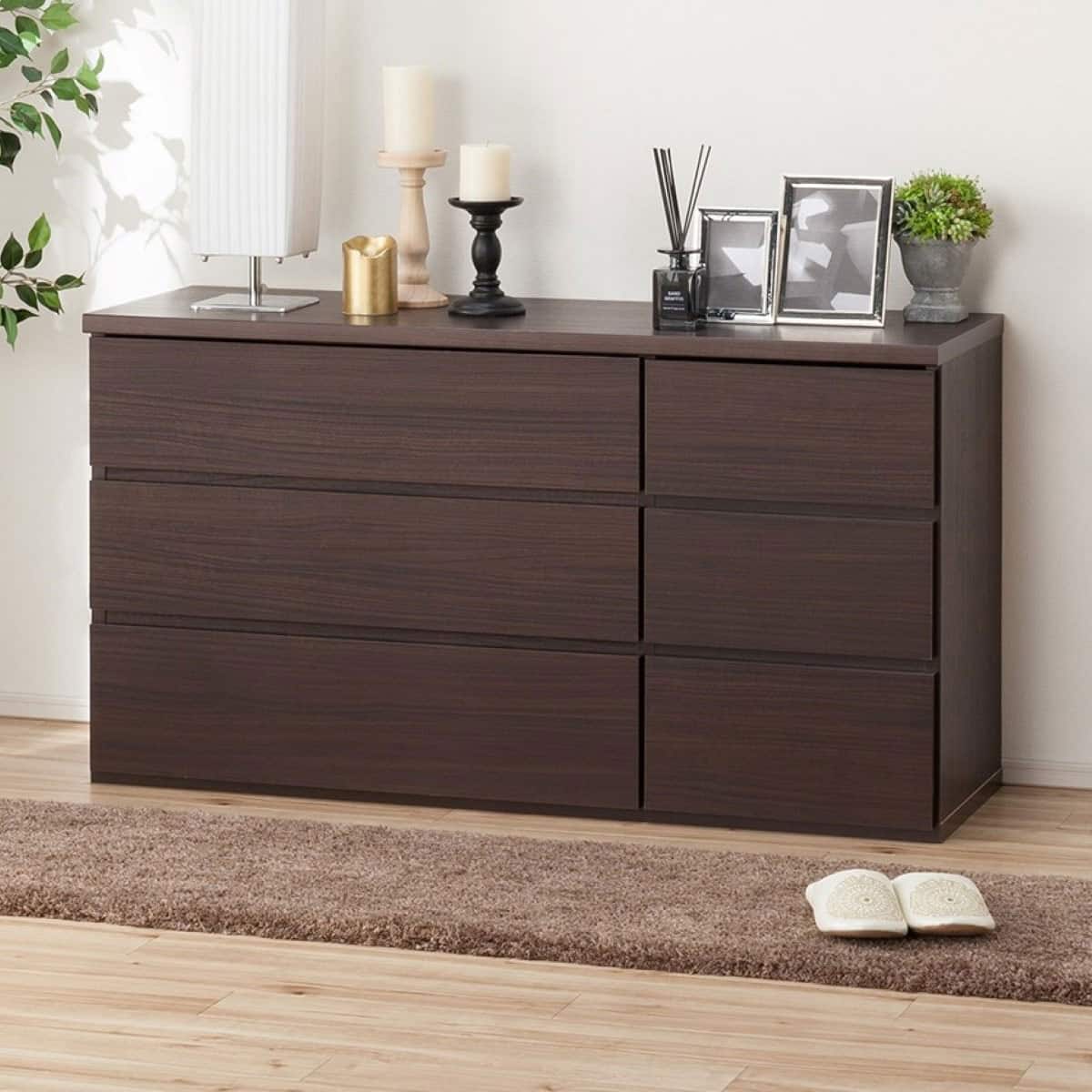 ローチェスト(エレアK 120 DBR 3段) | ニトリネット【公式】 家具