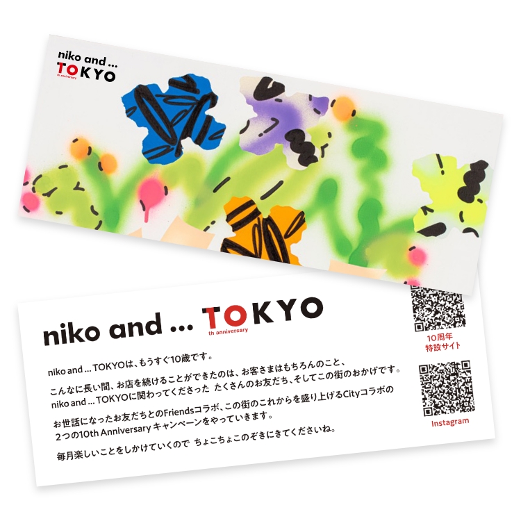 OKI KENICHI書下ろし！月ごとに代わるステッカーとポストカードを