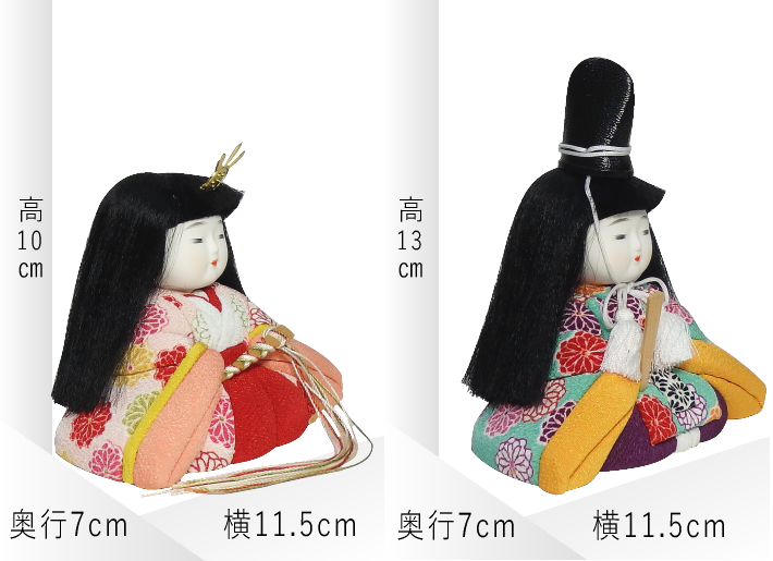 木目込人形 ひな人形 坐雛 豆雛 【人形堂】