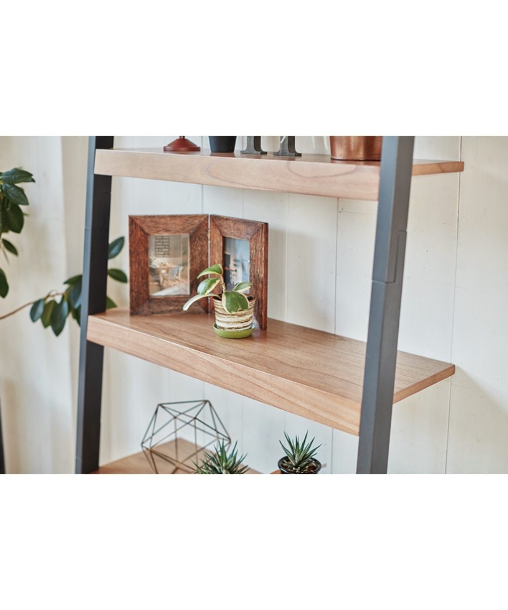 天然木壁掛けディスプレイラック 通販【ニッセン】