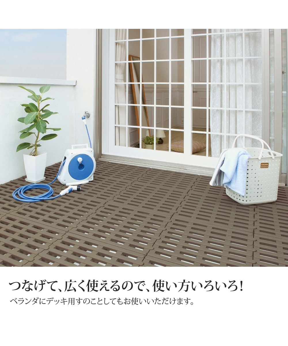 日本製】簡単にジョイントできるパレットすのこ8枚セット 通販【ニッセン】