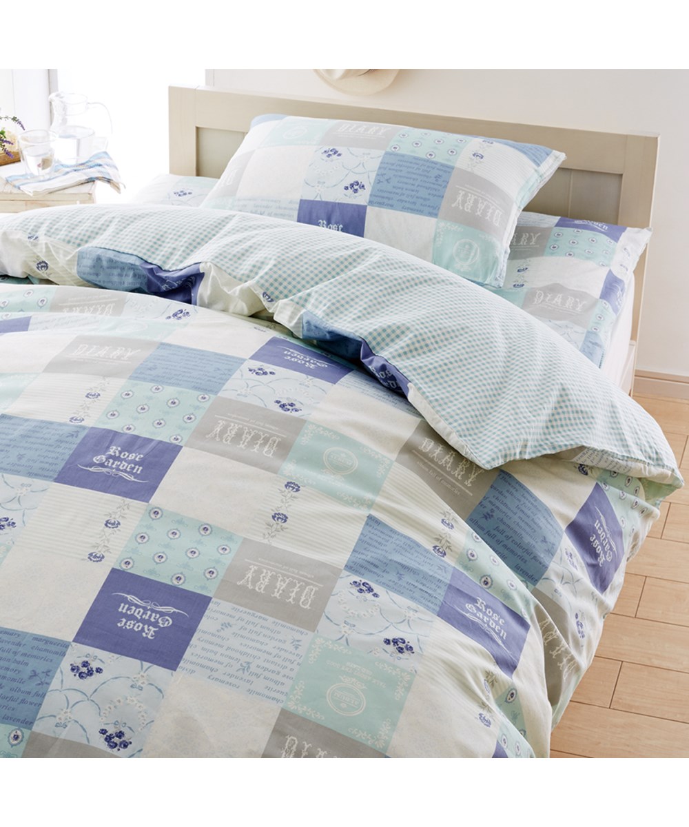 綿100％掛カバー（パッチワーク柄） 通販【ニッセン】