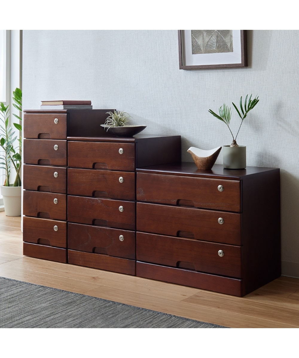 プライバシーを守る鍵付き桐チェスト｜選べる3サイズ 通販【ニッセン】