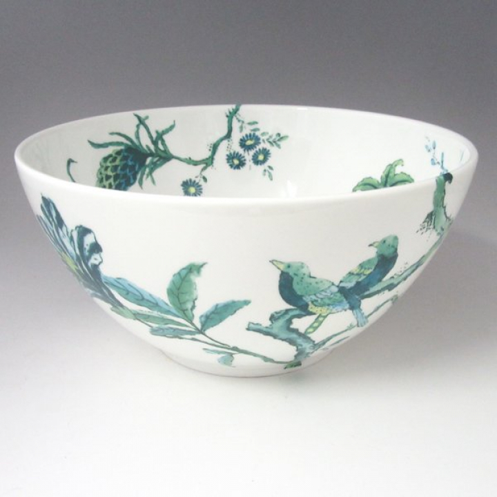 ウェッジウッド ジャスパーコンラン シノワズリ ホワイト サラダボール