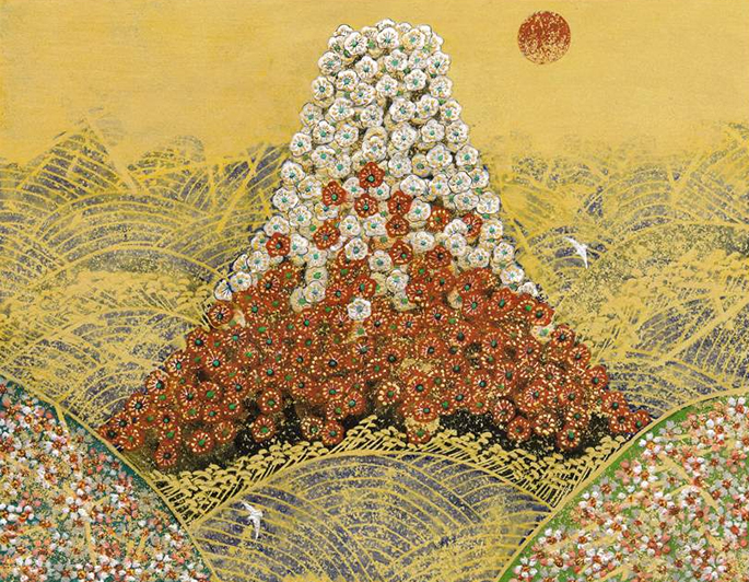 平松礼二オリジナル版画 | ギャラリー 桜の木