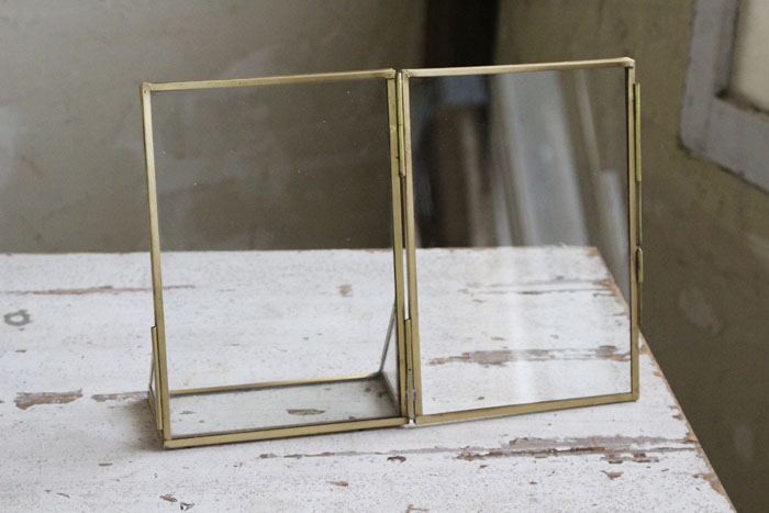 かわいいブラスフォトフレーム・シンプルM おしゃれなインテリア雑貨屋