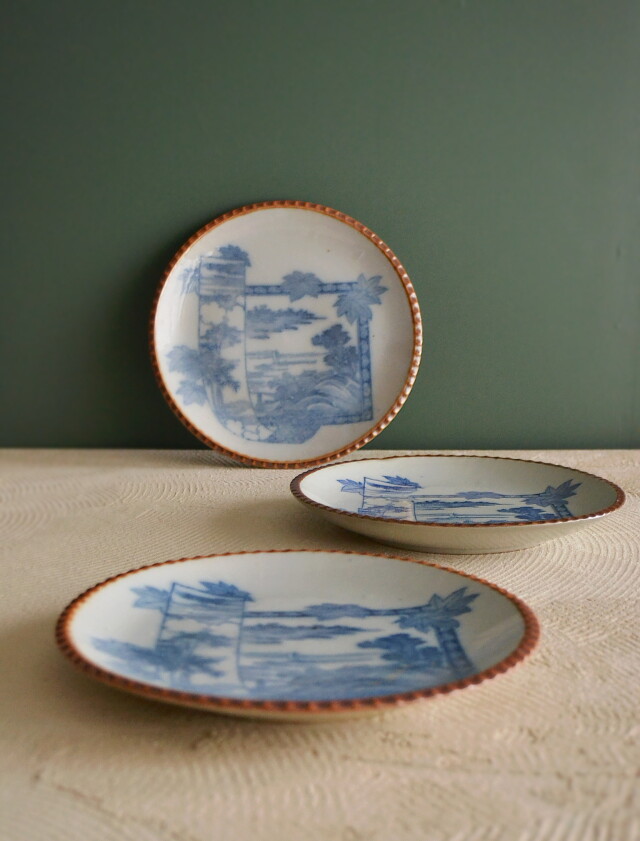 中国製 京劇 飾り皿4枚 下げ皿 中国製 京劇 飾り皿4枚 下げ皿