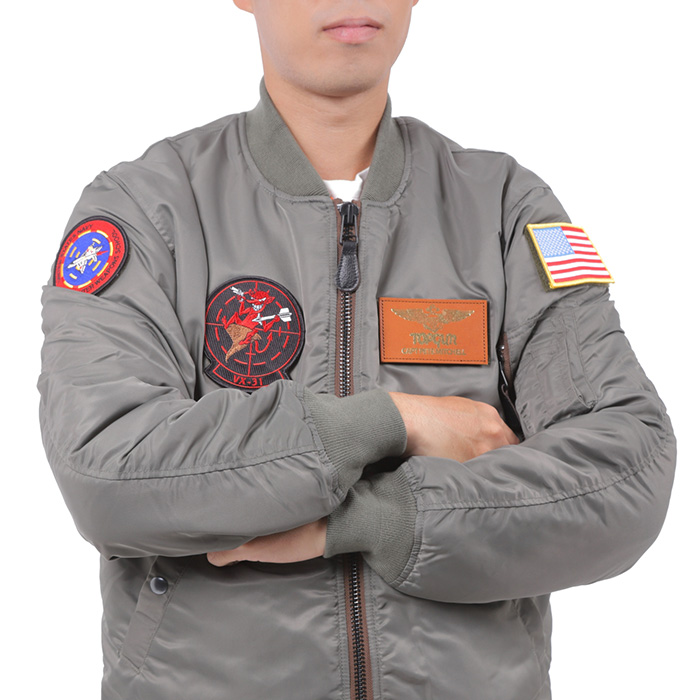自衛隊グッズ BUZZ RICKSON MA-1 TOPGUN 仕様 カスタムフライト
