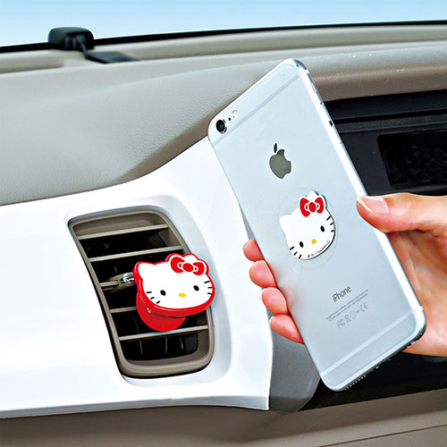 ハローキティ マグネットスマホホルダー | カー用品のセイワ