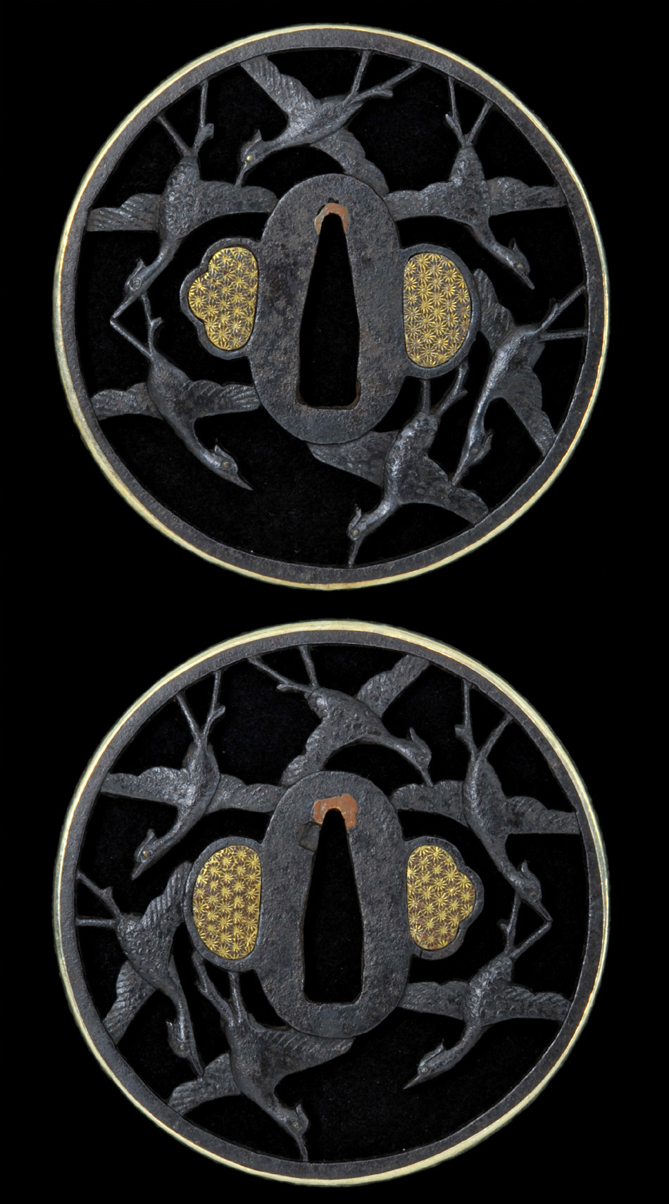 鍔 鷺透鉄鍔 (TU-010213)｜刀・日本刀の販売なら日本刀専門店の【銀座
