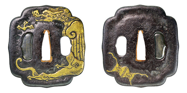 鍔 無銘 甚吾 龍図(TU-060219)｜刀・日本刀の販売なら日本刀専門店の