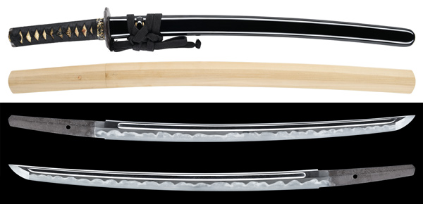 脇差 相模大掾藤原忠宗甲割 元禄九丙子年八月吉日(WA-080325)｜刀