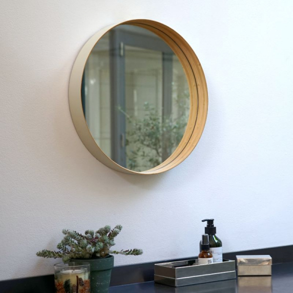 ZERO ミラーM φ40cm / ホワイトTeori（テオリ） | 公式通販 家具・雑貨