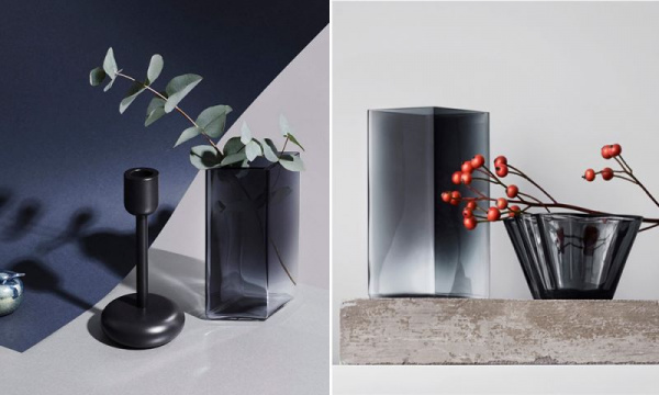 ルーツ フラワーベース 115×180mm / グレーiittala（イッタラ