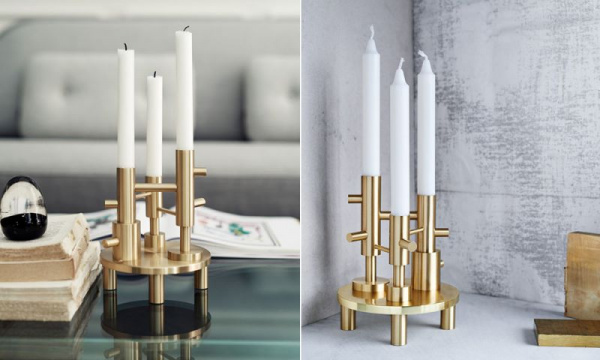 キャンドルホルダー ラージ / 真鍮ラッカー仕上げFRITZ HANSEN