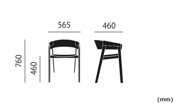 カバーアームチェア /オークmuuto（ムート） | 公式通販 家具・雑貨