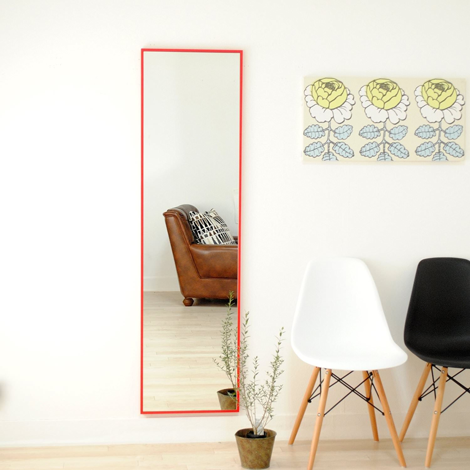 Libra リブラ ウォールミラー 全身 鏡 壁掛け 姿見 天然木 日本製