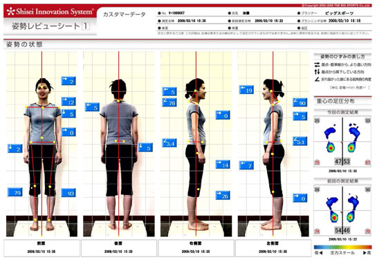 姿勢測定器PA200・PA200LE・PA200P | 機能紹介 | 国際姿勢協会