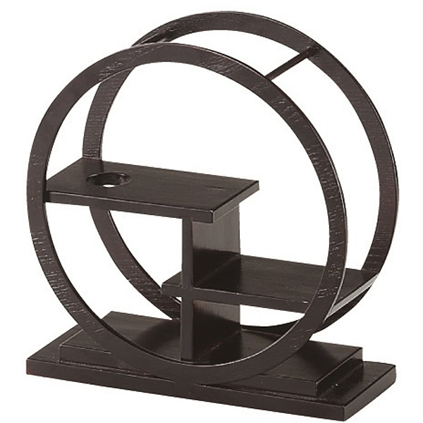 カンダ 丸型茶壷飾棚 X07J006 小 - 調理器具のSHOKUBI