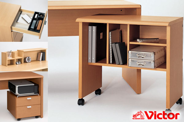 Victor・選べるシステムデスクシリーズ・オプション【書斎家具通販】
