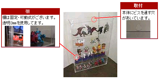 アクリルケース【ショーケース販売の徳山】