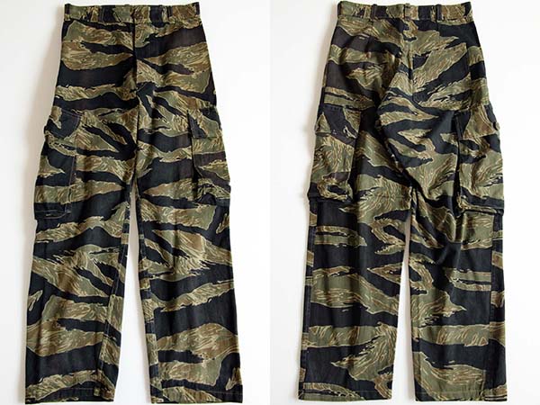 60s ベトナム タイガーカモ コットン カーゴパンツ - Sixpacjoe Web Shop