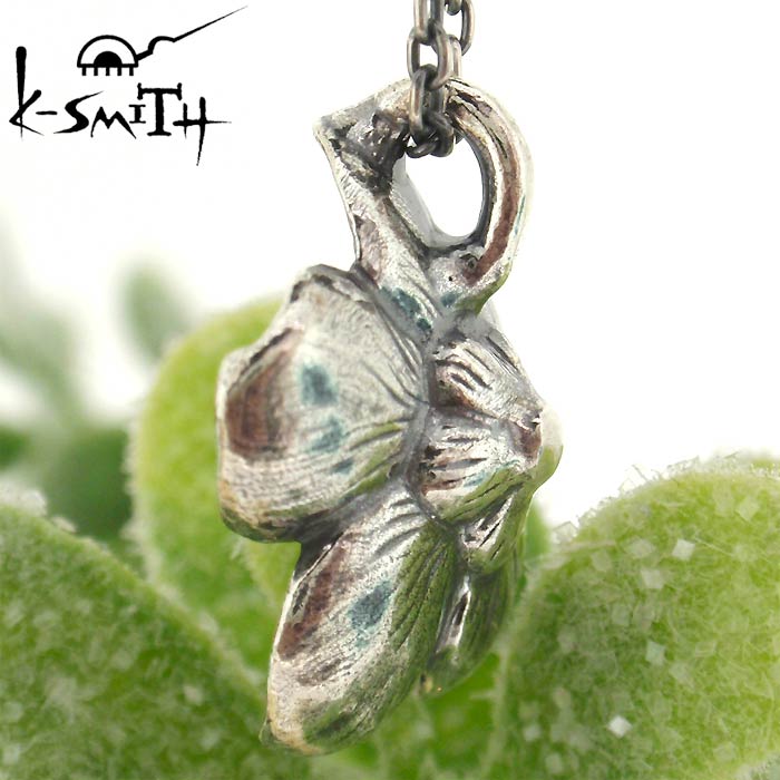 ケースミス K-SMITH バースデー フラワー シルバー ネックレス 2月梅