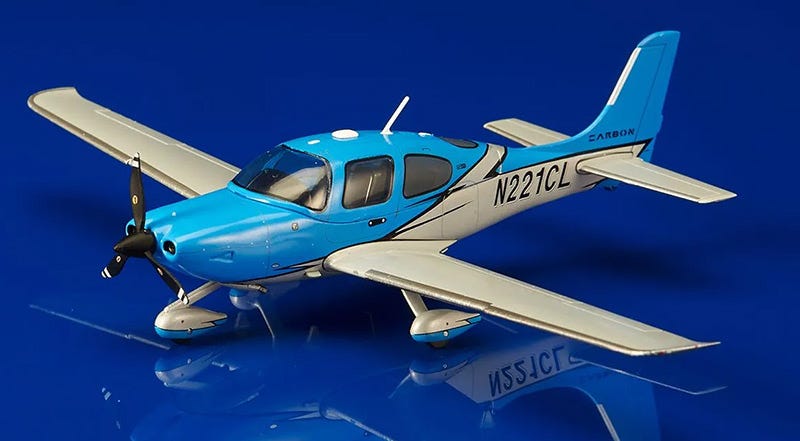Limited Edition Cirrus SR22-G6 Turbo Die-Cast Model