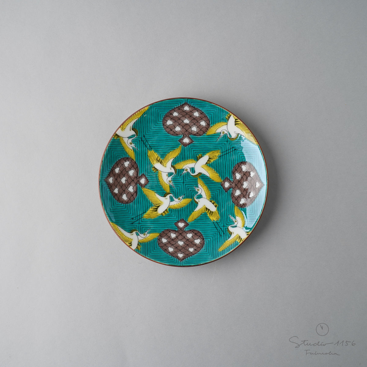 九谷焼 古九谷柄 五寸皿 15cm 青郊窯の通販｜Studio1156 – 【公式