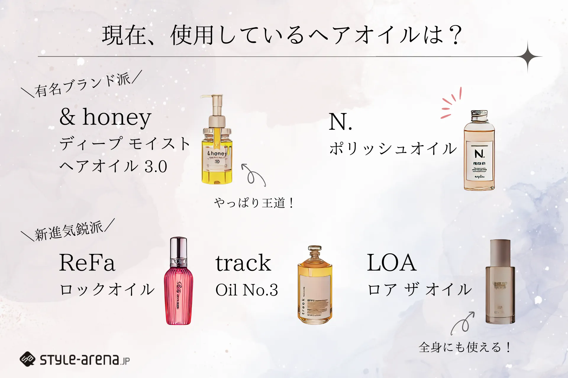 おしゃれな人の9割がヘアオイル愛用！Z世代＆ミレニアル世代が選ぶ