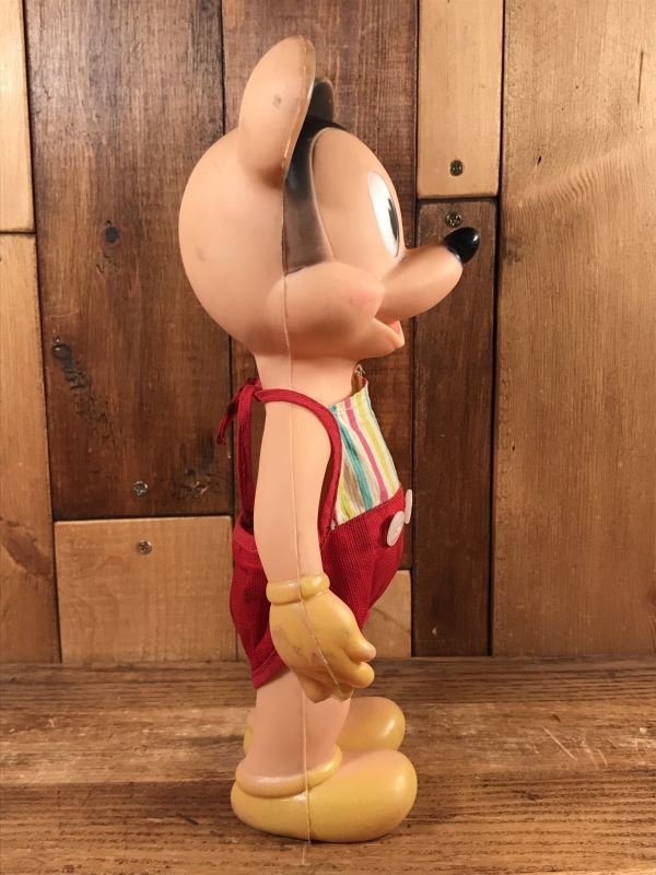 The Sun Rubber Mickey Mouse Squeeze Doll ミッキーマウス ビンテージ