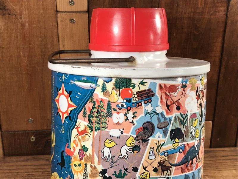 Esso Boy Happy Motoring! Metal Thermos エッソボーイ ビンテージ