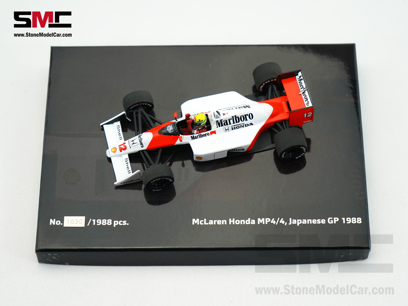 Mclaren F1 MP4/4 Ayrton Senna Japan 1988 World Champion 1:43