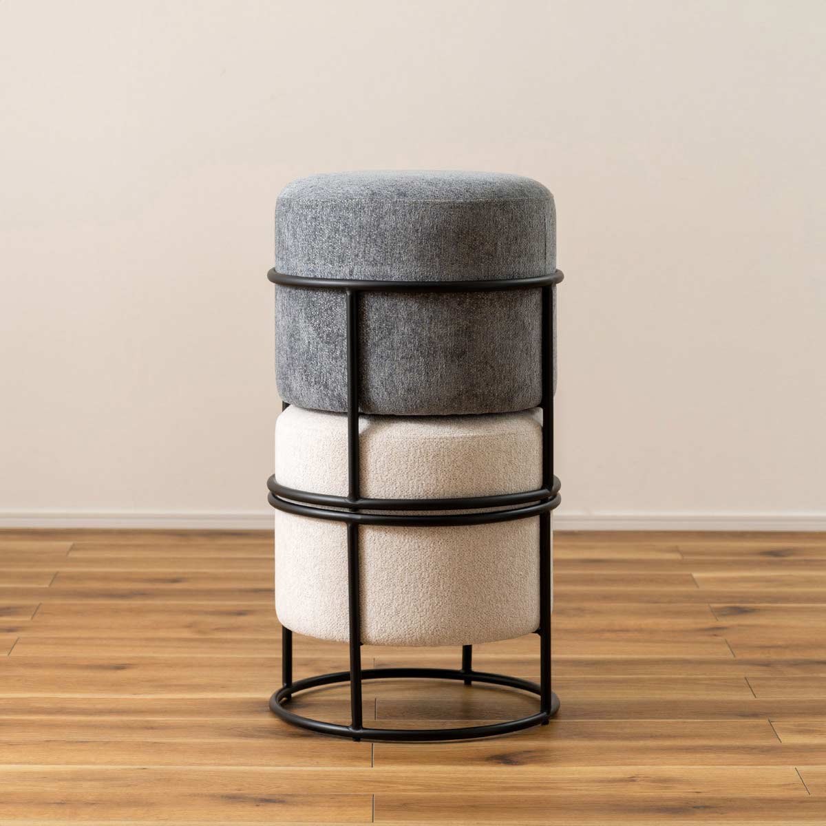 スツール グレー