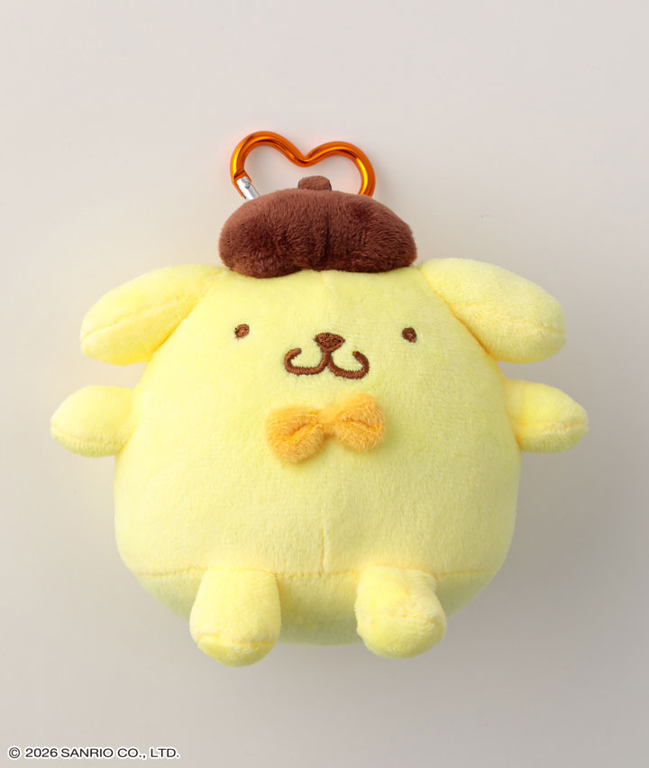 サンリオキャラクターズ】（ポムポムプリン）カラビナ付きマスコット