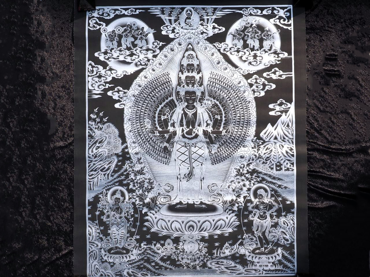 ◇貴重な本物・曼荼羅（マンダラ）◇手書きの精密画◇1点物◇チベット