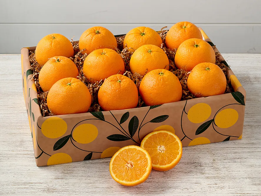 Quarter Bushel Gift Box: 12 Navel Oranges | Pittman & Davis