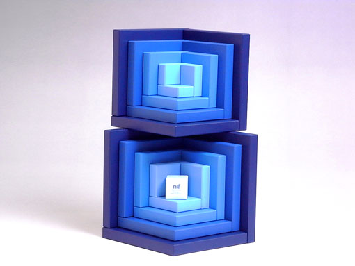 木のおもちゃ カルテット / ネフ社 セラ【青】｜スイス・naef社 積み木