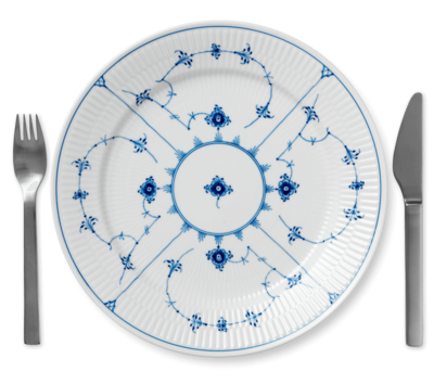 ブルーフルーテッド プレイン プレート 27cm|ロイヤル コペンハーゲン