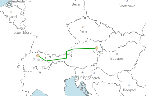 ウィーンとチューリッヒ間の夜行列車 予約時に注意すべきこと