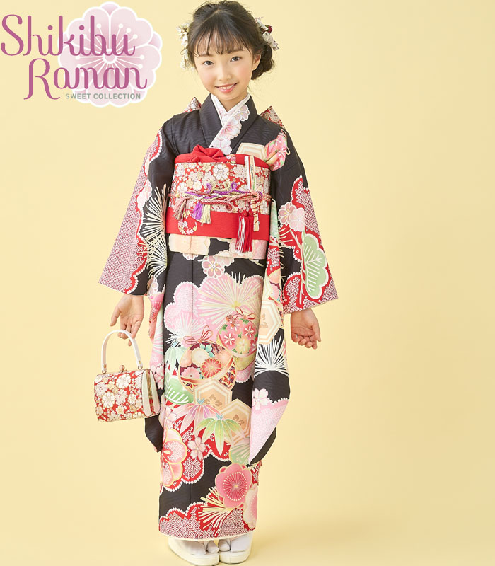 楽天市場】七五三 753 着物 7歳 女の子 四つ身着物 単品 式部浪漫