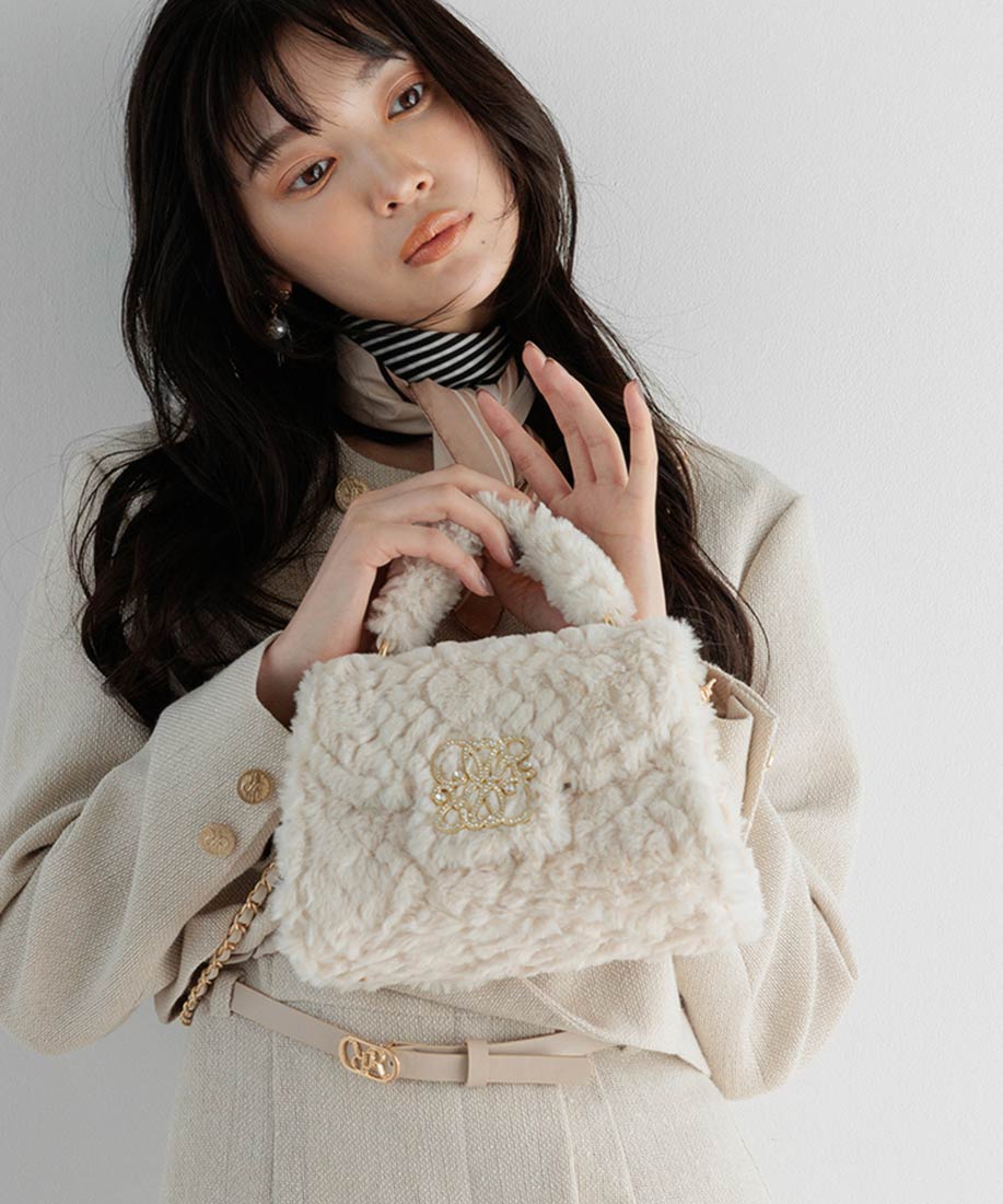 2WAY モノグラムショルダーファーバッグRANDA公式サイト