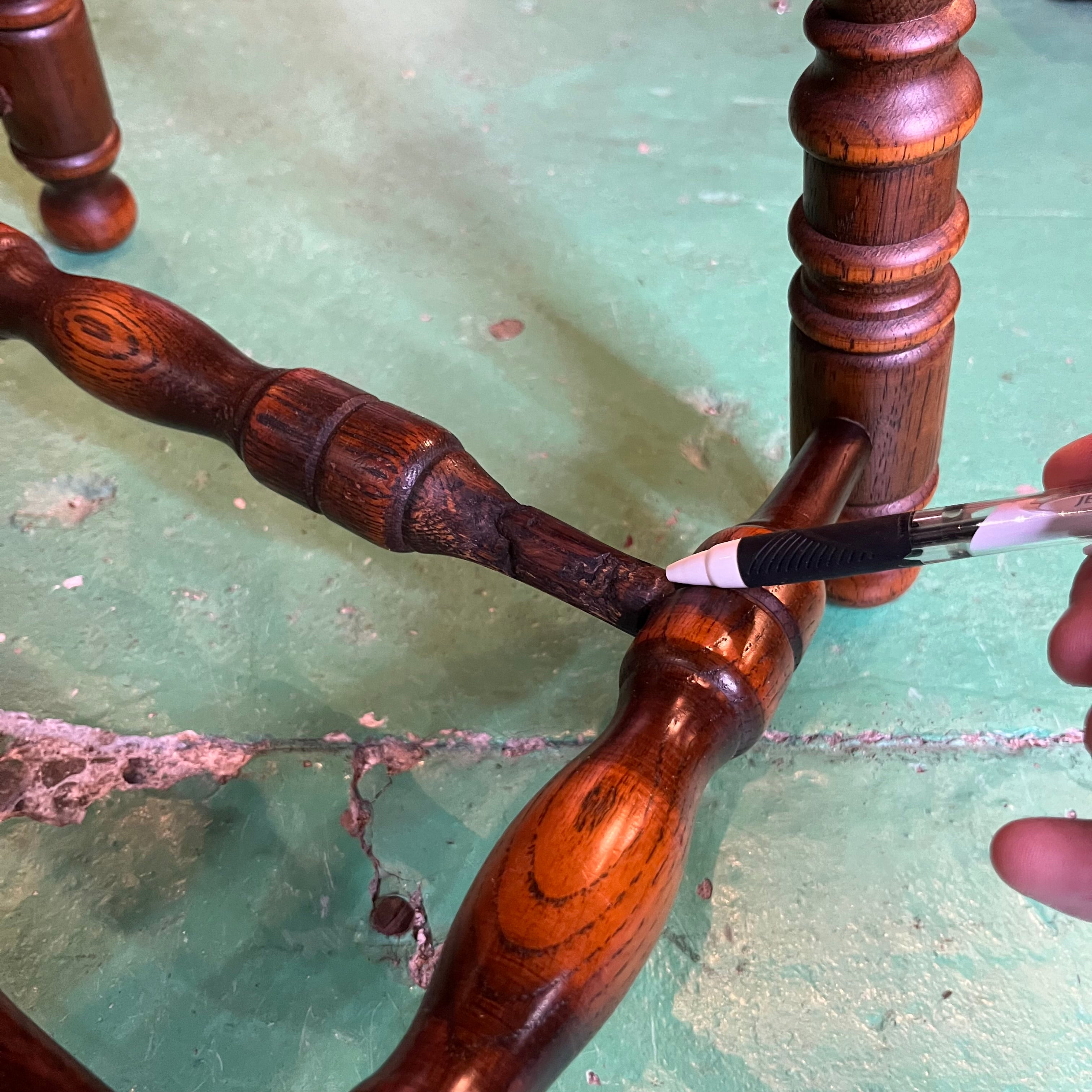 三越ブルージュ ウィンザーチェア ヴィンテージ 中古 ダイニングチェア