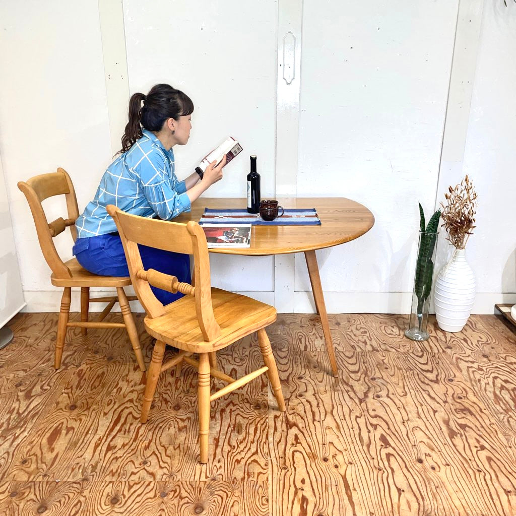 アーコール / ERCOL ドロップリーフ 伸長式 ダイニングテーブル