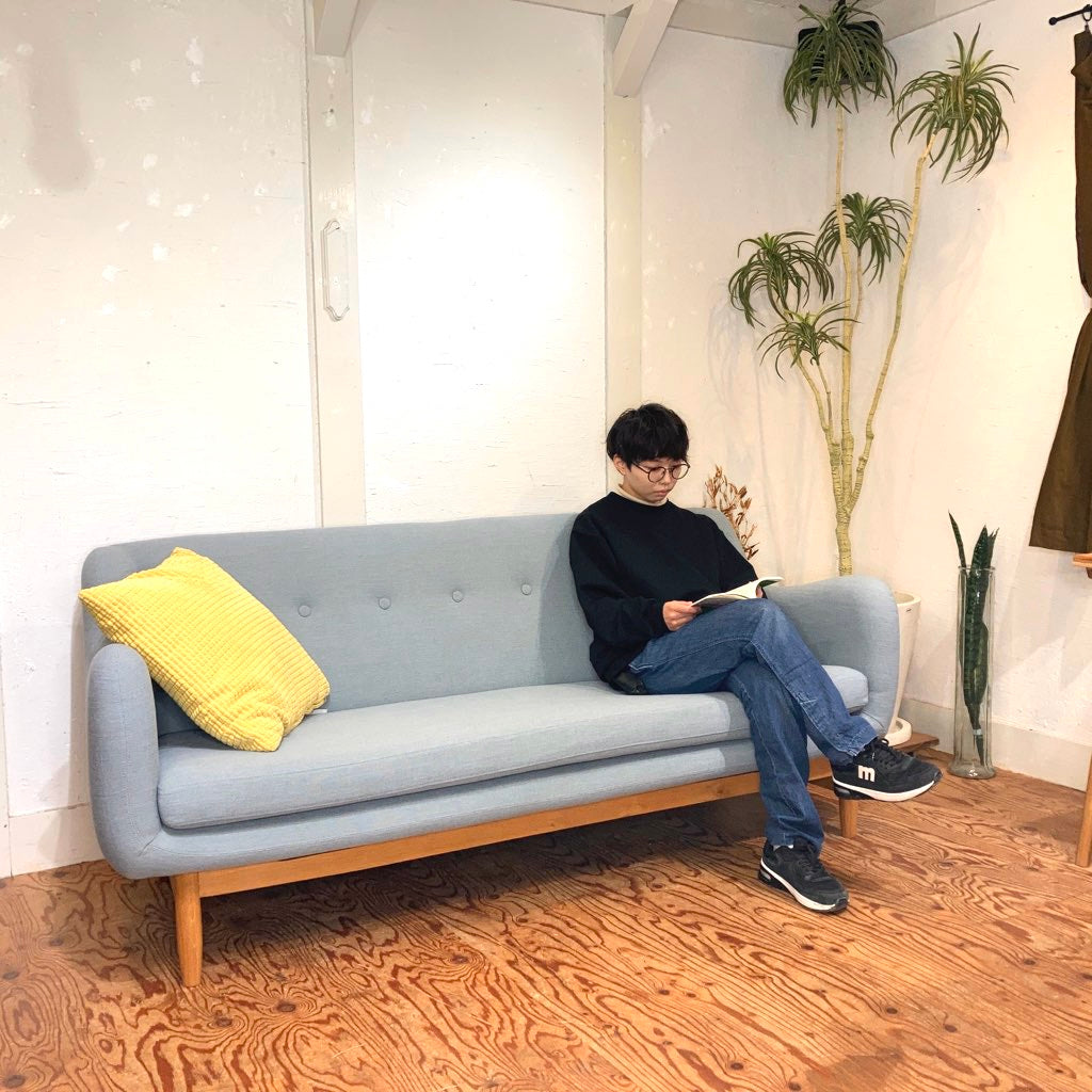 ウニコ / unico リュス / LYS 3人掛け ソファ 中古 北欧風 ナチュラル