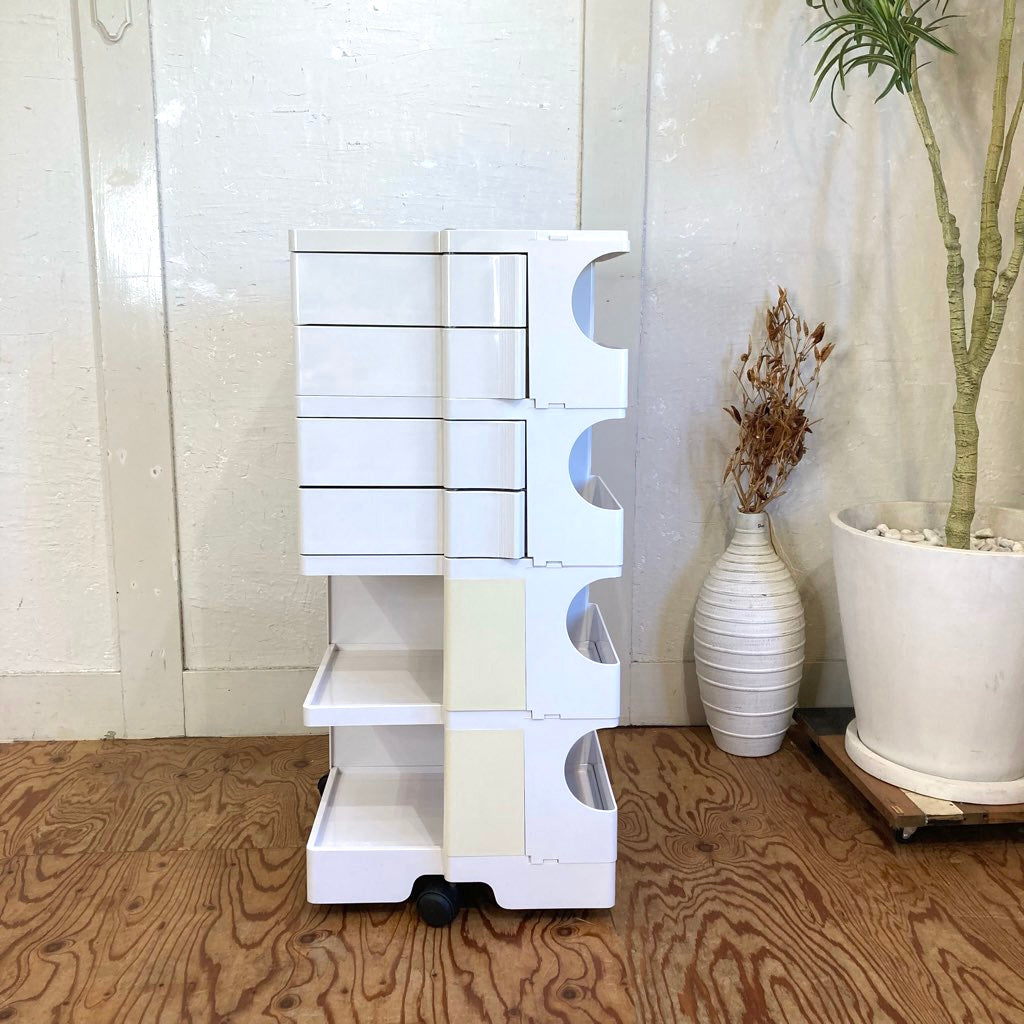 ビーライン B-LINE ボビーワゴン 4段4トレイ ホワイト 白 中古